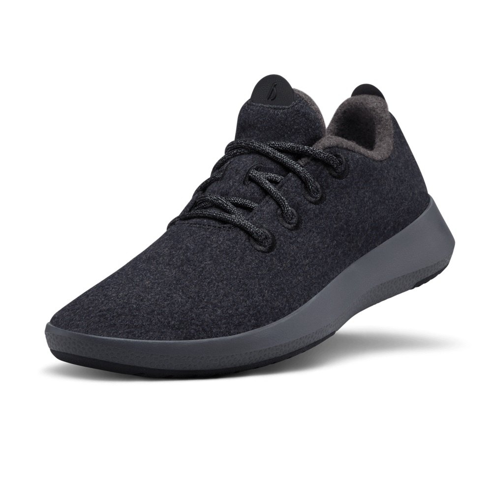 Allbirds Women's Wool Runner Mizzles - Sneakers Black - YTP496270